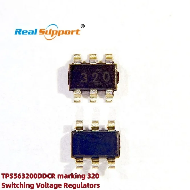 3000PCS/Reel TPS TPS563200DDCR marking 320 Buck Switching Regulator IC Positive Adjustable 0.76V 1 Output 3A SOT-23-6