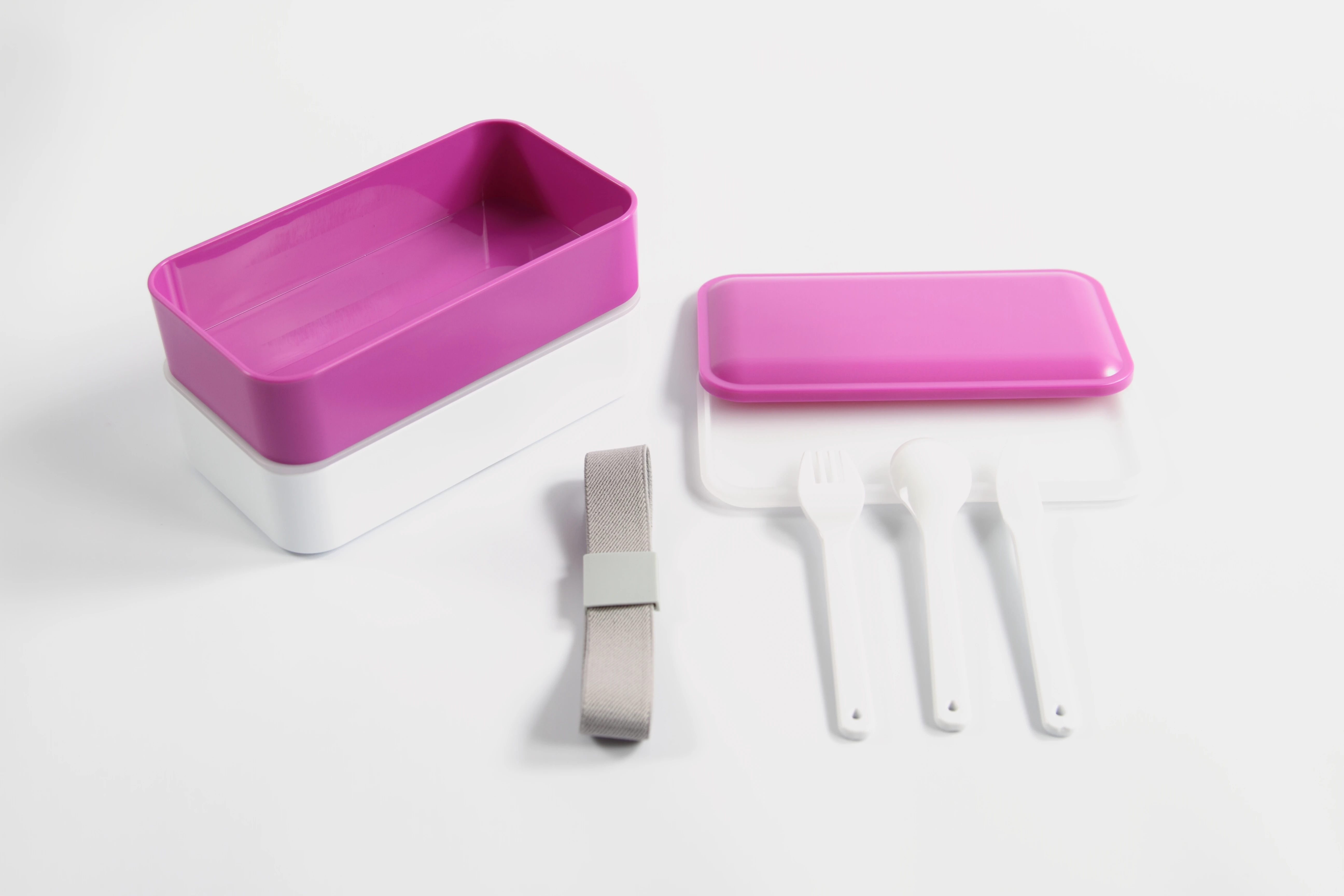 3 in 1 Lunch Box with Cooler Bag and Tumbler Set Bento Box Plastic Lunch Box Container All in One Lunch Kit