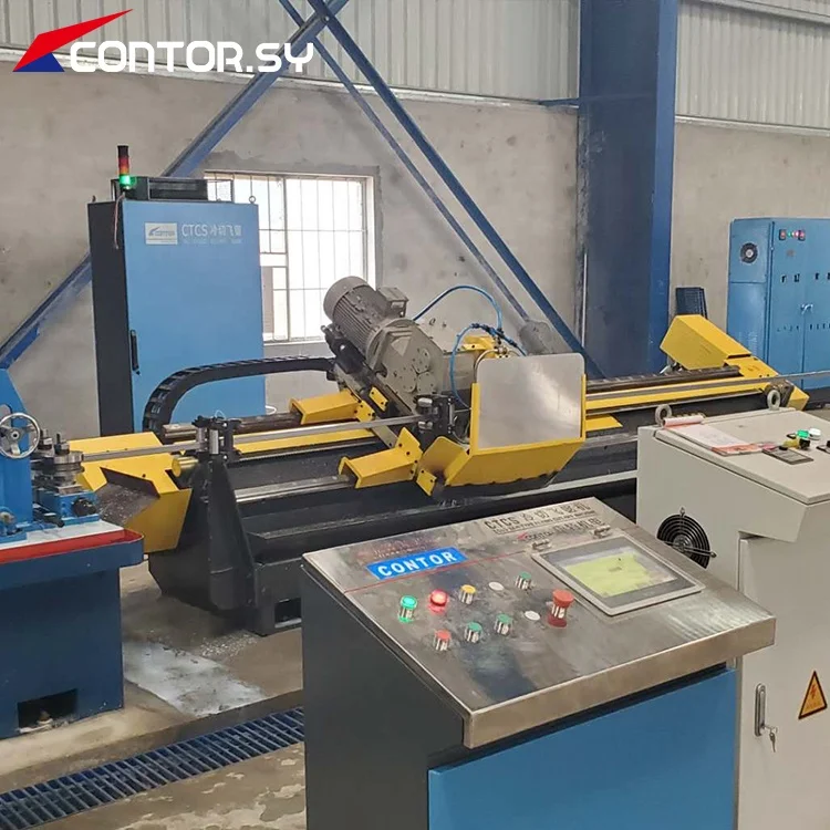 Contor Flying Cut Off Machine Tube Mill Line For Cold Steel Coil