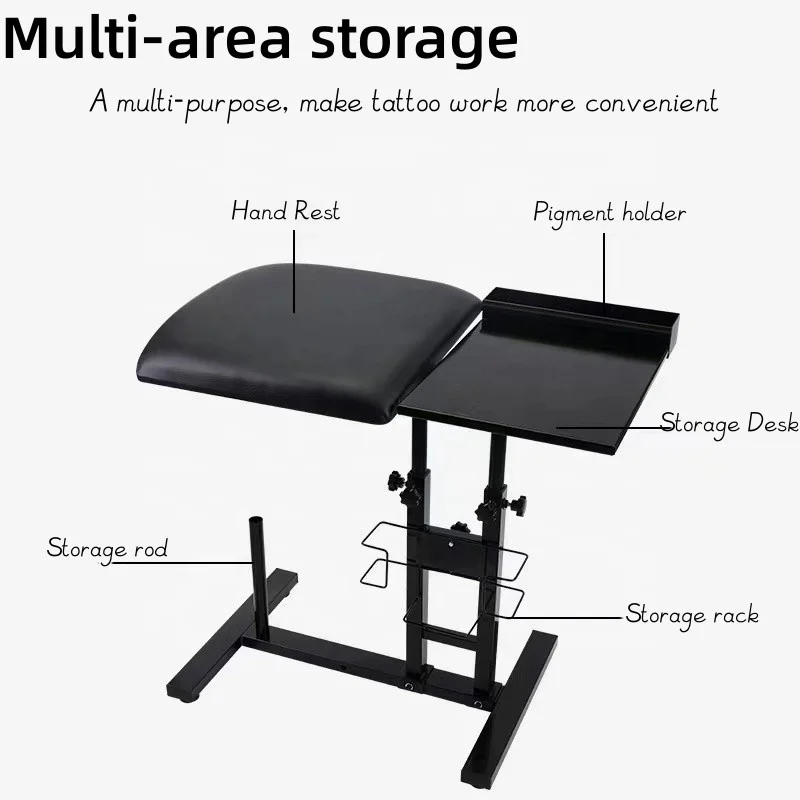High Quality Tattoo Work Station Desk Professional Tattoo Supplies Adjustable Tattoo Table