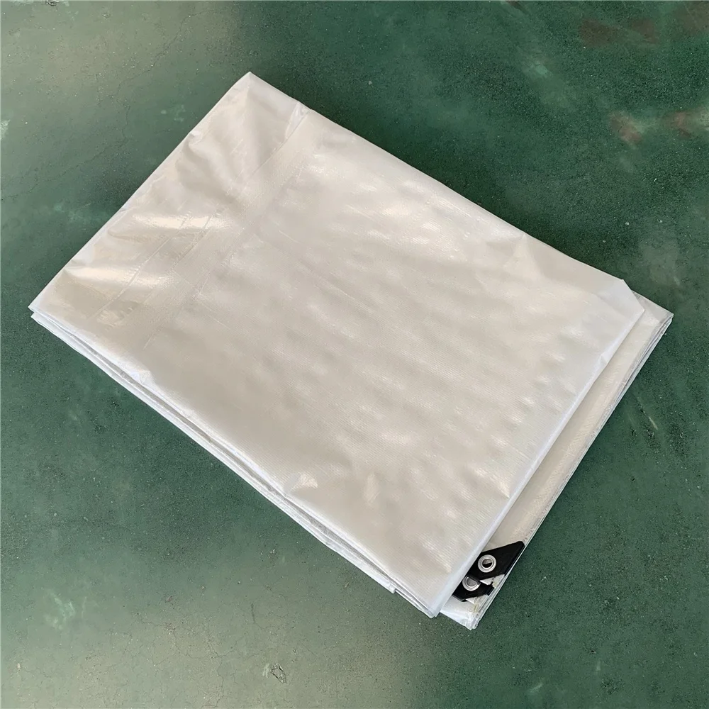 Clear PE Leno Mesh Tarpaulin Transparent Greenhouse Tent Sheet Plastic Fire Retardant PE Grid Fabric Mesh Leno Tarpaulin