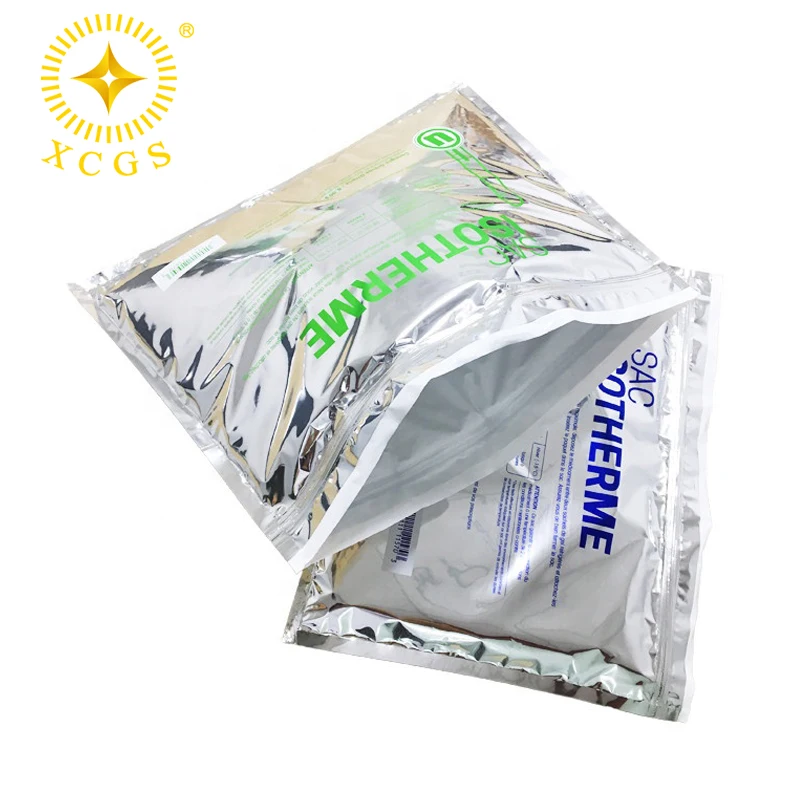 Resealable фольгу тепловой изоляцией замка застежка-молнии охлаждения щит пакет из пузырчатой пленки для использования в