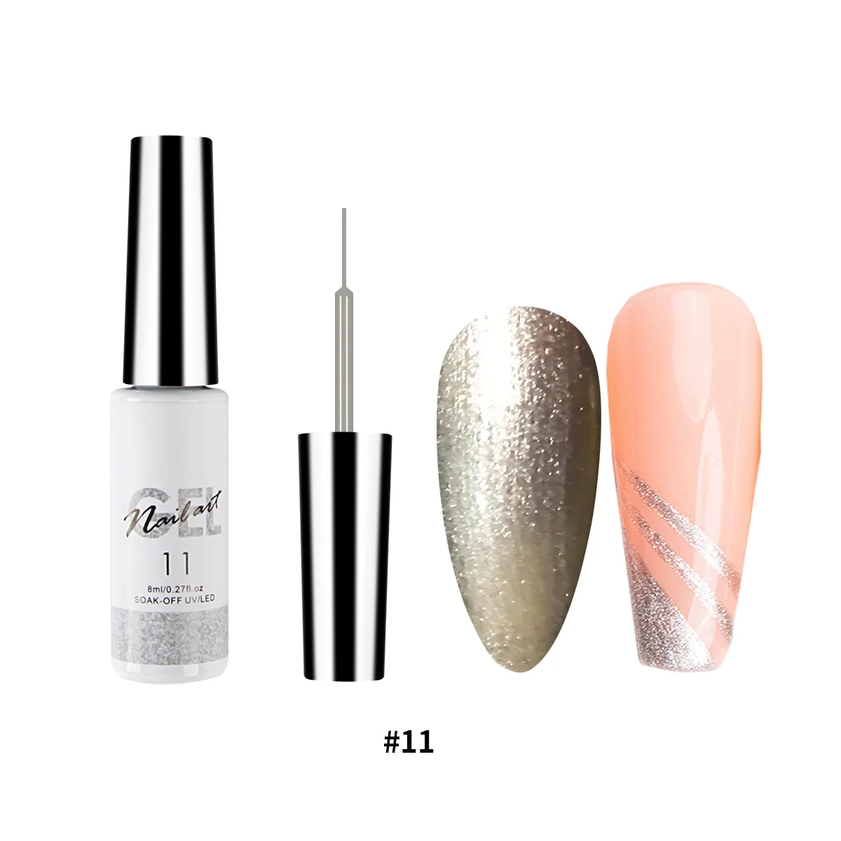 Fast shipping line uv gel led gel painting nail art polish private label 3D DIY liner designs nail gel liner for nail salon