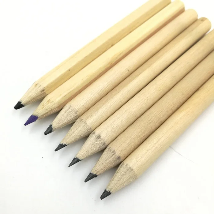 First Pen Brand 3.5' Natural Mini Wood Pencil For Kids