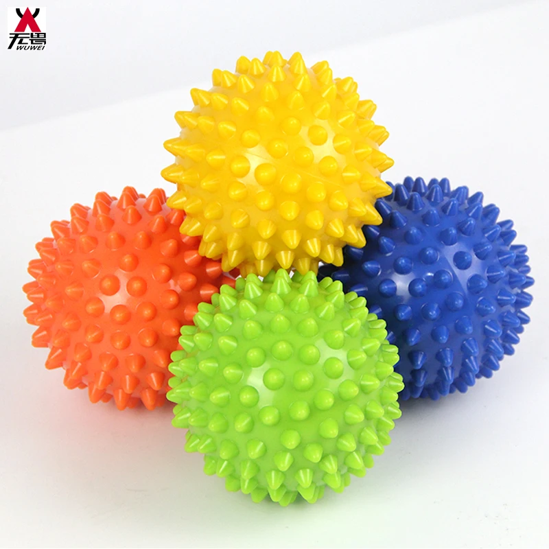 7.5cm/8/9cm PVC Massage Ball Hedgehog Ball  Muscle Relax Fitness Balls Pilates Yoga Roller Body Relief Stress