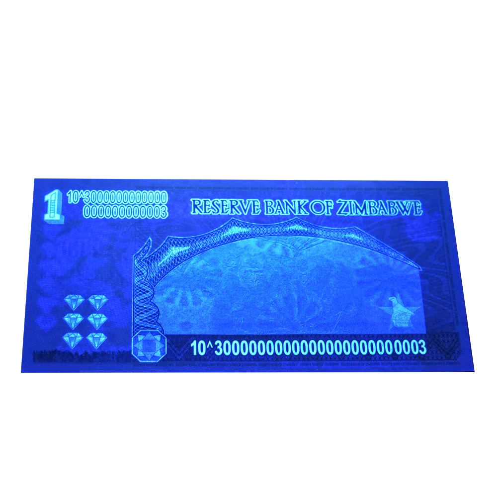 Zimbabwe One Yottalilion Dollar Paper Money Africa Notes Collection for Souvenirs or Gifts