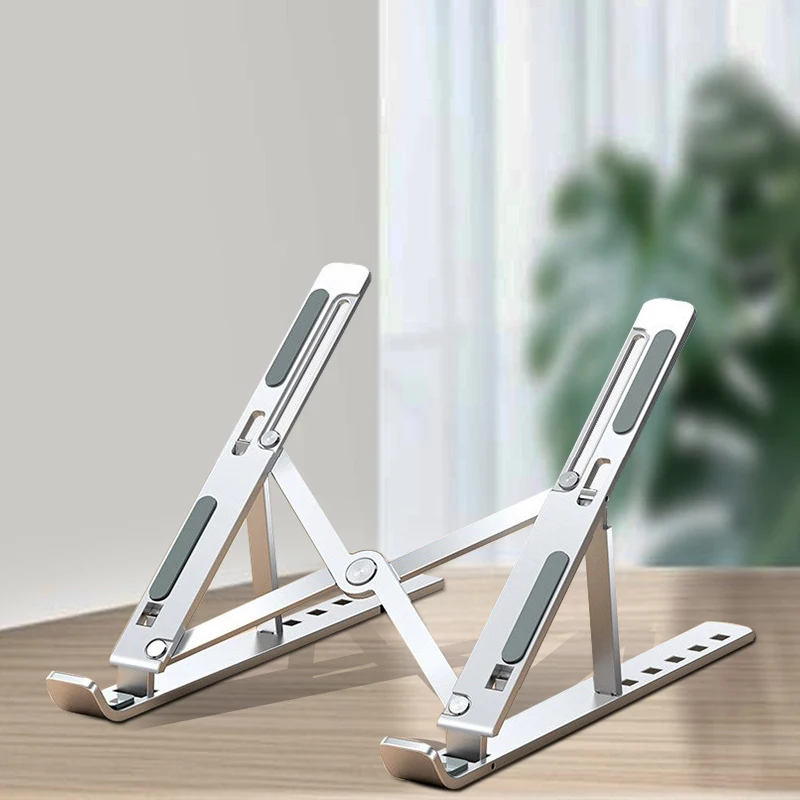Original Factory Ergonomic Adjustable Tablet Portable Desk Foldable Aluminium Laptop Stands