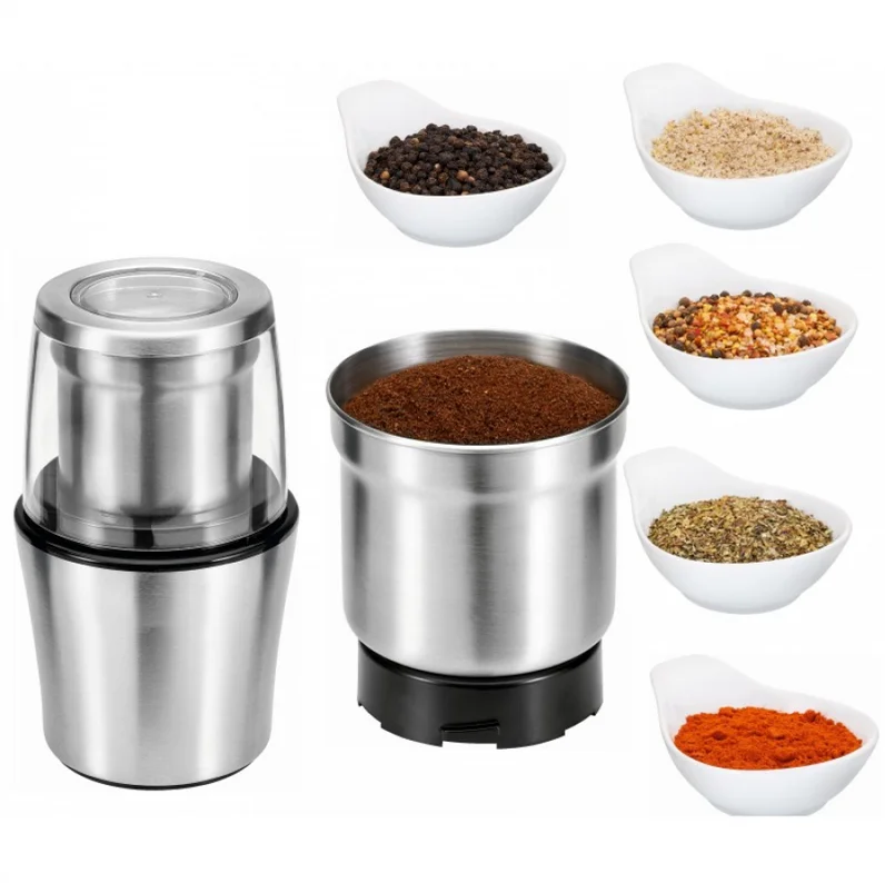 200w 150g Large Capacity Spice Grinder Mill Food Mixer Machine Portable  Electric Coffee Bean Automatic Spice Grinder