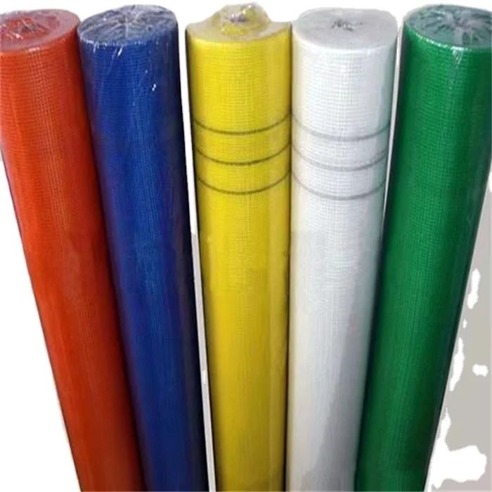 Hot Selling  120g 145g 160gsm 1x50m alkali resistant fiberglass mesh for building materials