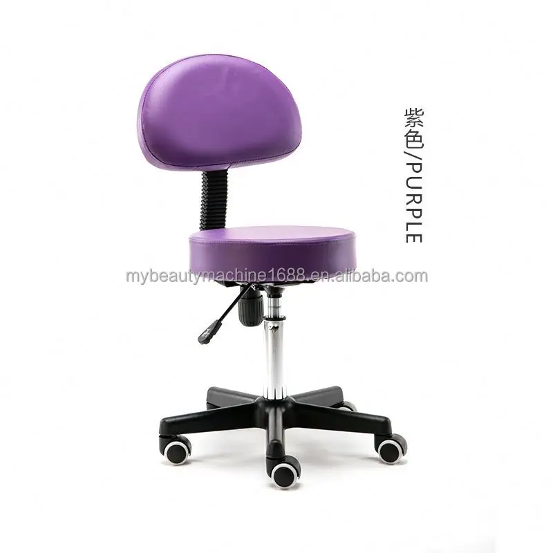 Best Selling Rolling Beauty Salon Stool Round Tattoo Stool Chair For Salon With Wheels