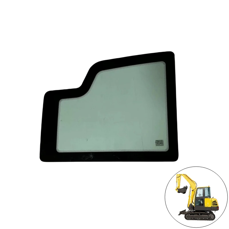 ER635F 655F 660FL E680F Excavator Windshield Front Glass Spare Parts Left Door Tempered Glasses for SDLG Digger Wheel Loader