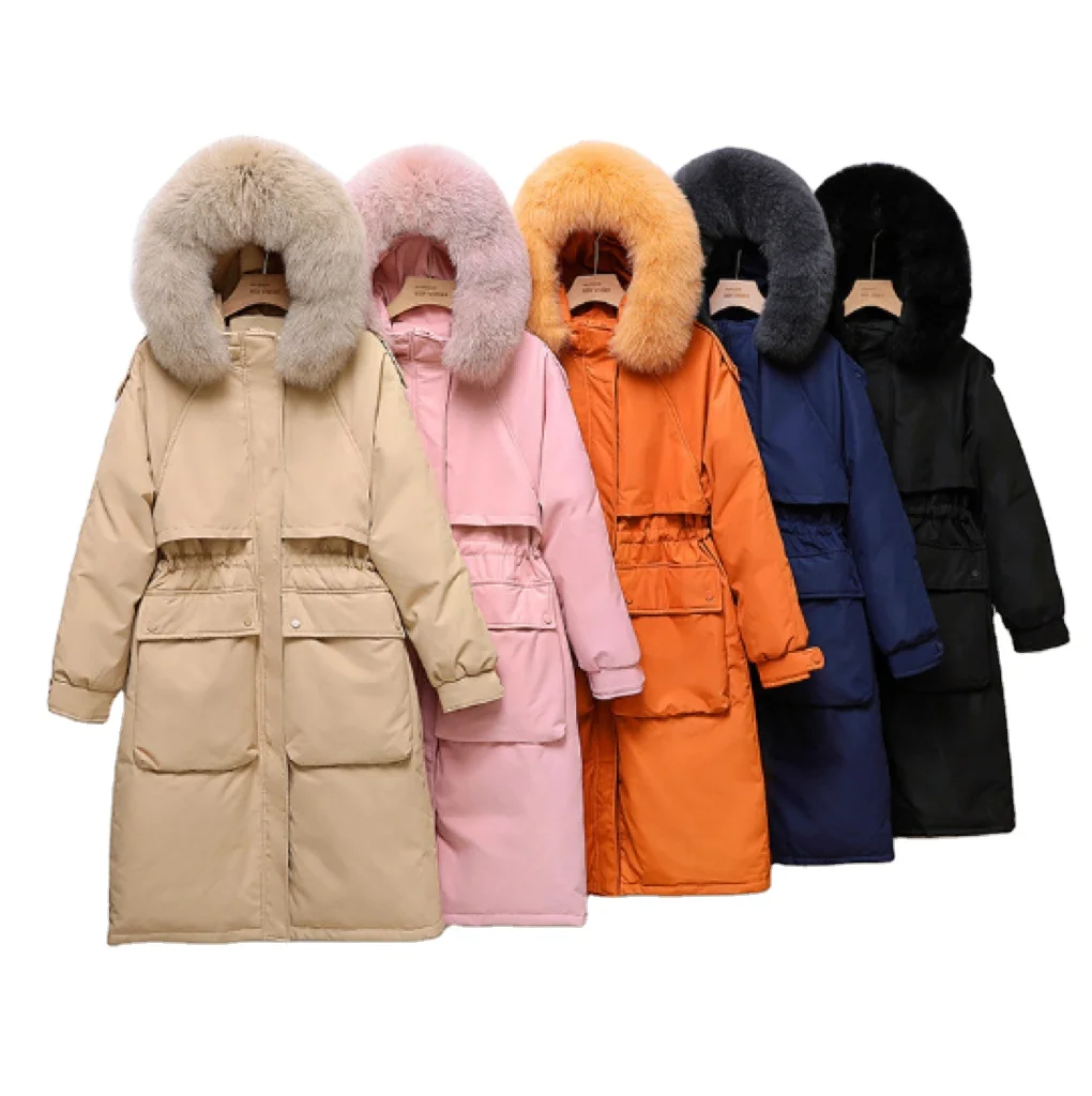 2022 Winter autumn down jacket korean urban long coats outdoor warm down jacket