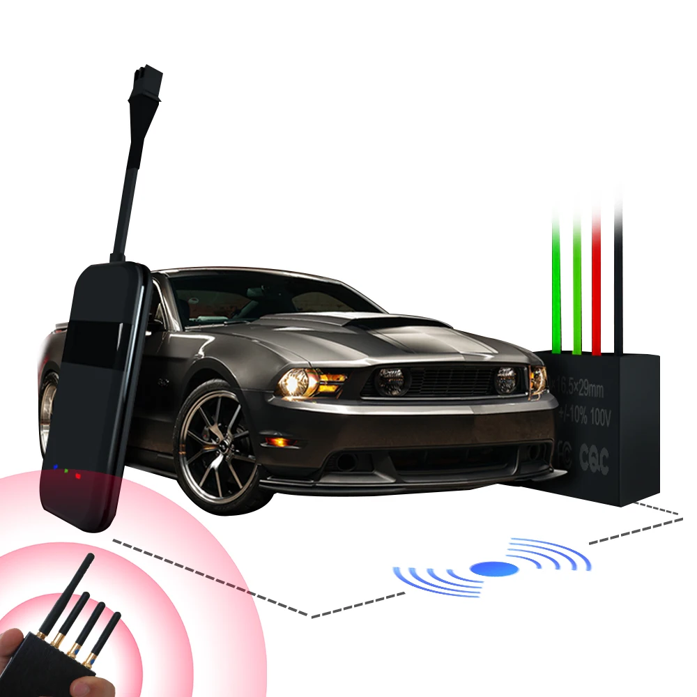 Anti-theft car financial insurance use vehicle GPS tracker with immoblizer and ghost relay