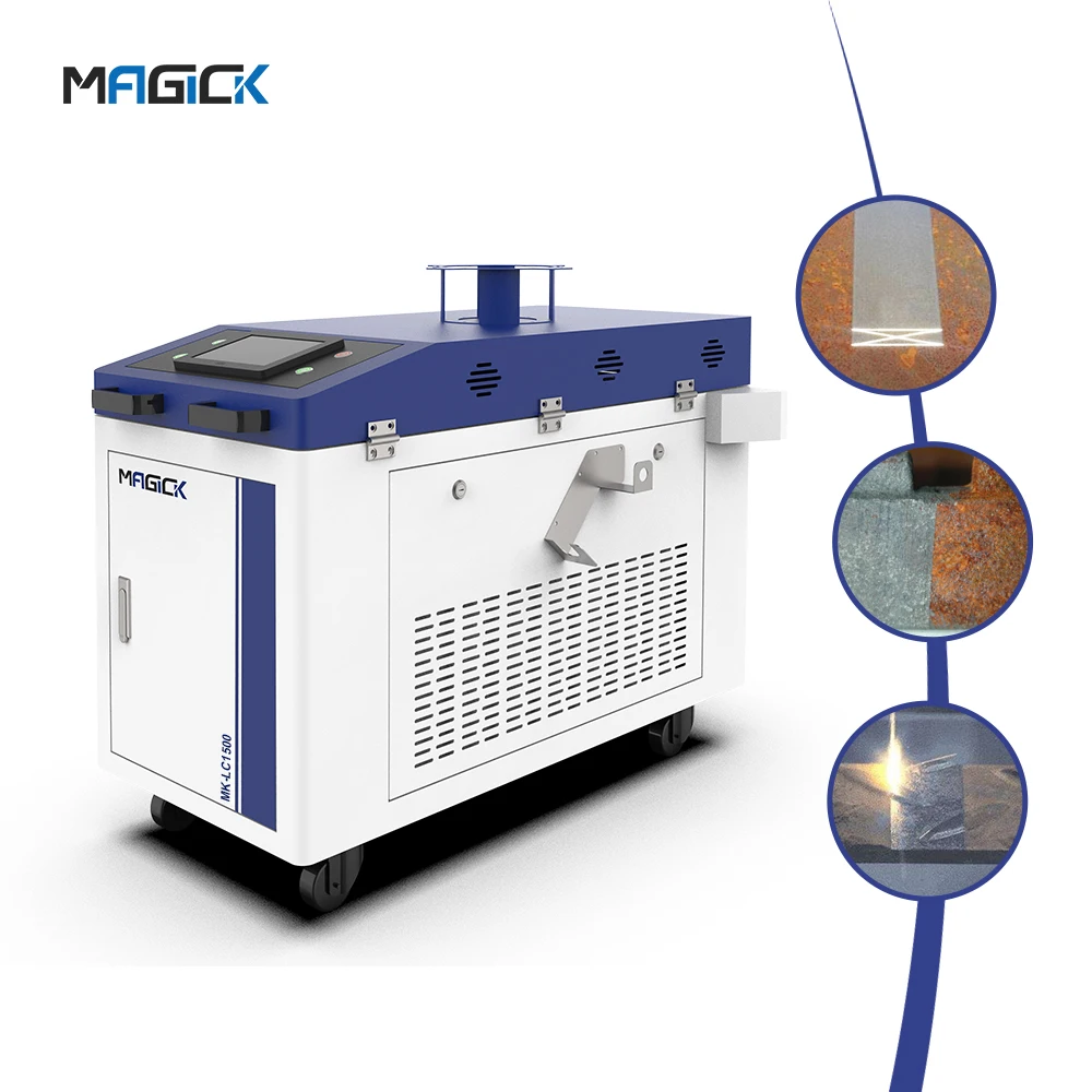 Factory Direct Delivery Portable 2000w Price 4 in 1 Rust Removal Laser Cleaning Machine with CE Certification