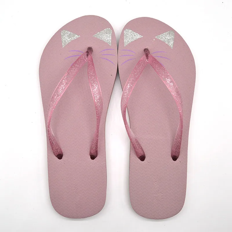Cheap Wholesale Pvc Sole Latest Ladies Slippers Simple Girls Sandals