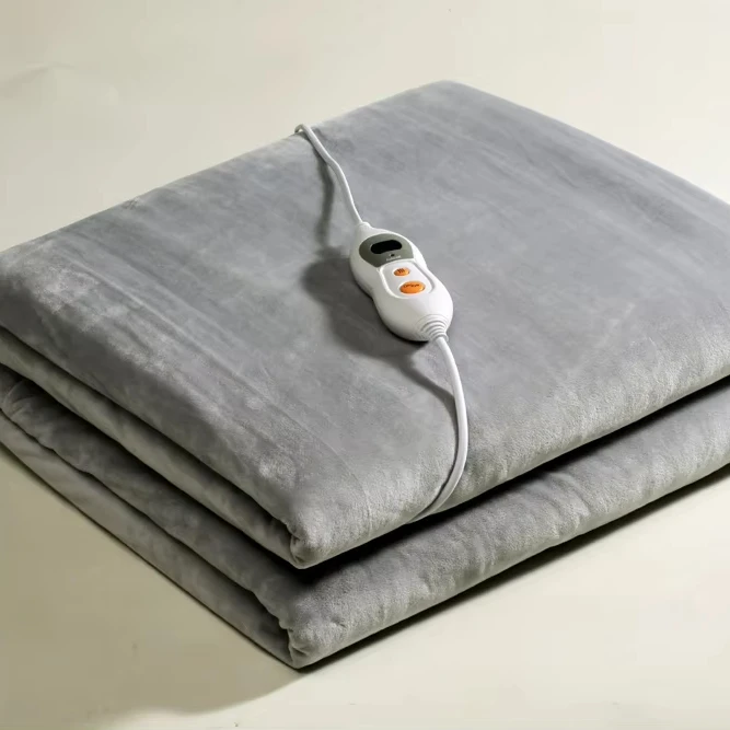 CE GS Best Selling 140*110CM Customized Heat Throw Over Electric Blanket For Winter And Health Care