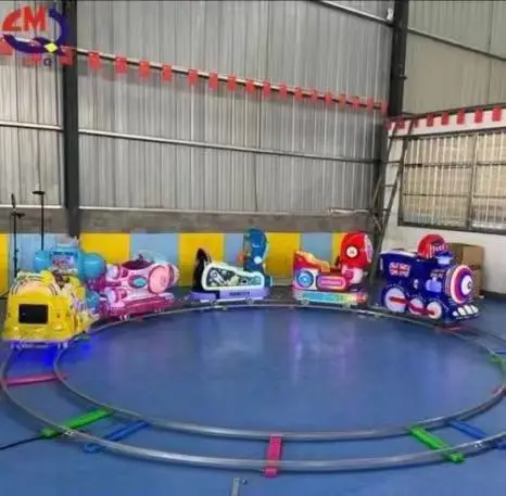 2024 Factory Manufacture Hot sale kids electric track train rides small track train for 5 players