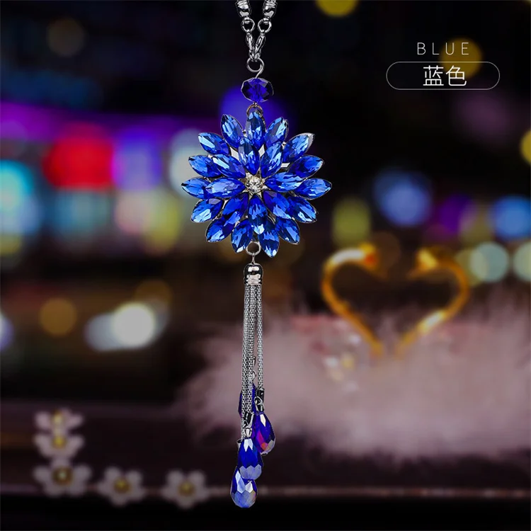 Gift Crystal Car Pendant Swan Car Decoration Pendant Crystal Decoration Home Luxury