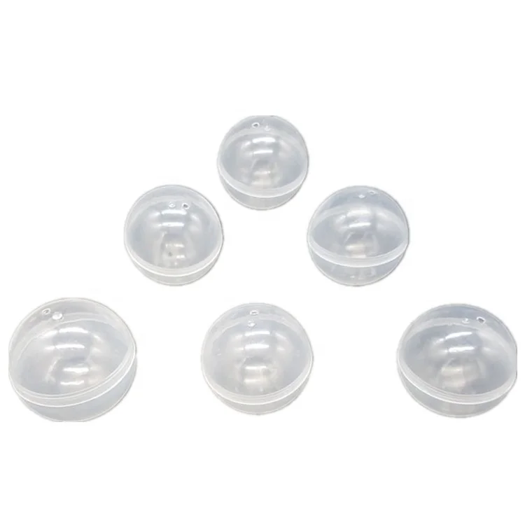 novelty 48 * 52 mm plastic transparent empty capsules vending toy egg