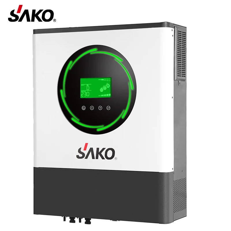 China Sako Sunpolo 8Kw 11Kw 10Kw Pure Sine Wave Dc To Ac Inverter 48V Home Power System On Off Grid Mppt Hybrid Solar Inverter