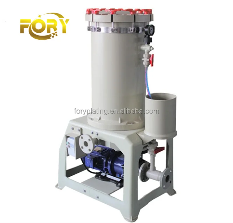 Linyi Fory, Лучшая цена, машина для химической фильтрации, 100 л-30000л/ч, гальванический фильтр, хромированное/медное/Никелированное покрытие