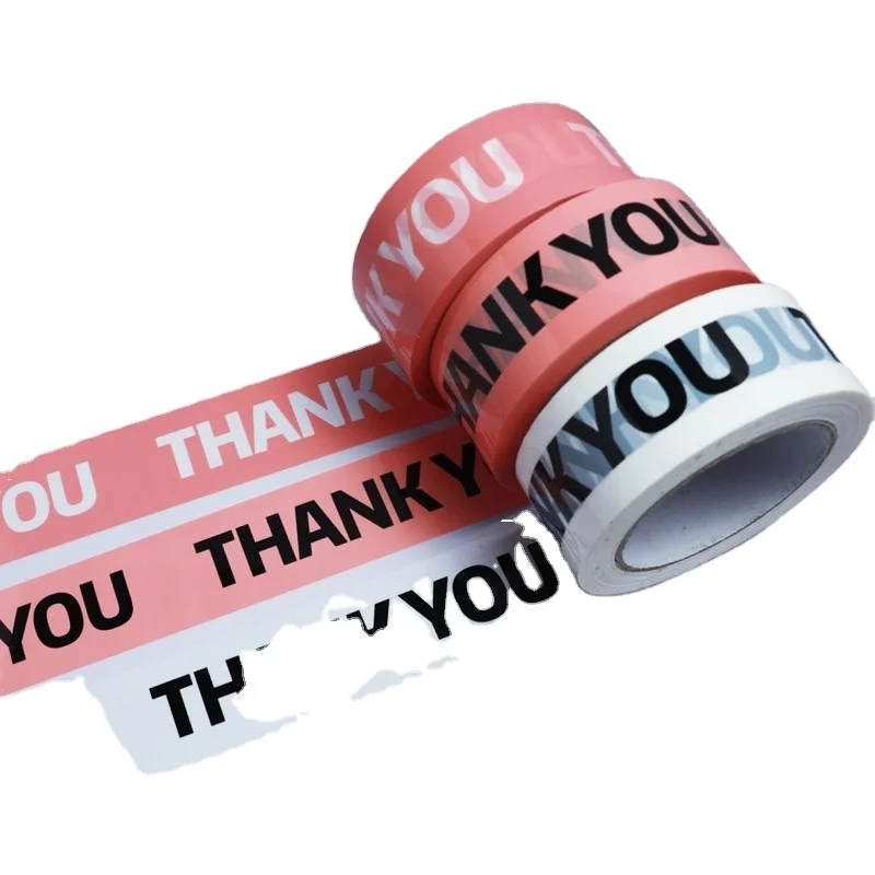 Factory Customised Own Branded Promotional Printed Logo Packing Shipping BOPP Packaging Fragile Tape OPP Box Film Tape
