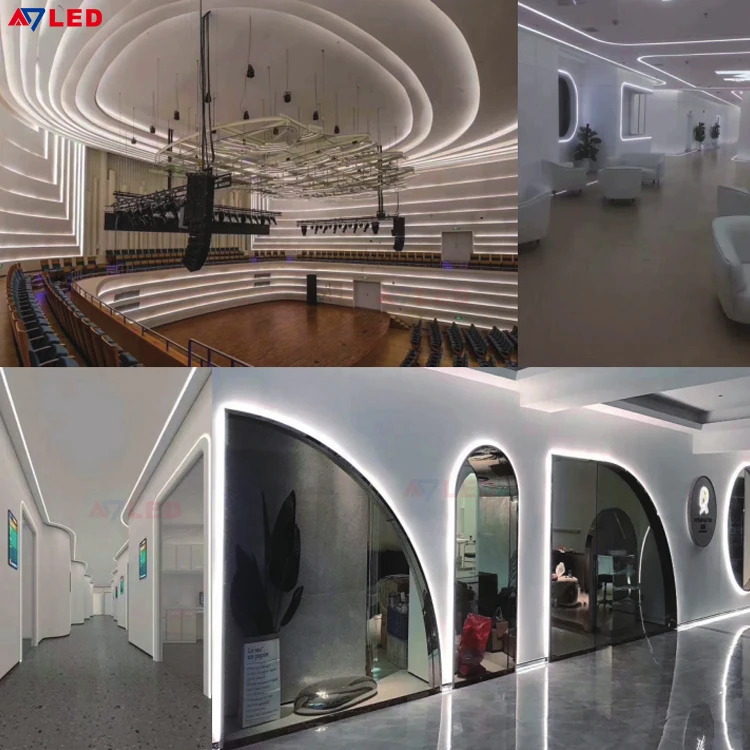 WS2811 WS2812 Flexible Led Strip 5050 IP67 Waterproof 1-100M Neon Rope Light Led Neon Flexible Black Soft Led Silicone Tube
