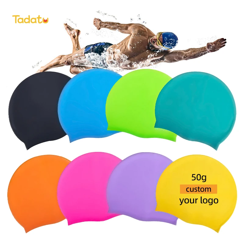 Оптовая продажа высококачественные пользовательские командные плавательные шапки мягкие силиконовые шапочки для плавания