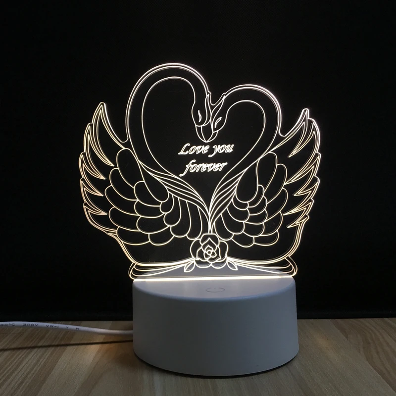 Captain America Shield Legend 3D Led Optical Illusion Lamp 1 Color Night Light Little Boys Bedroom Decor Child Desk Lamp