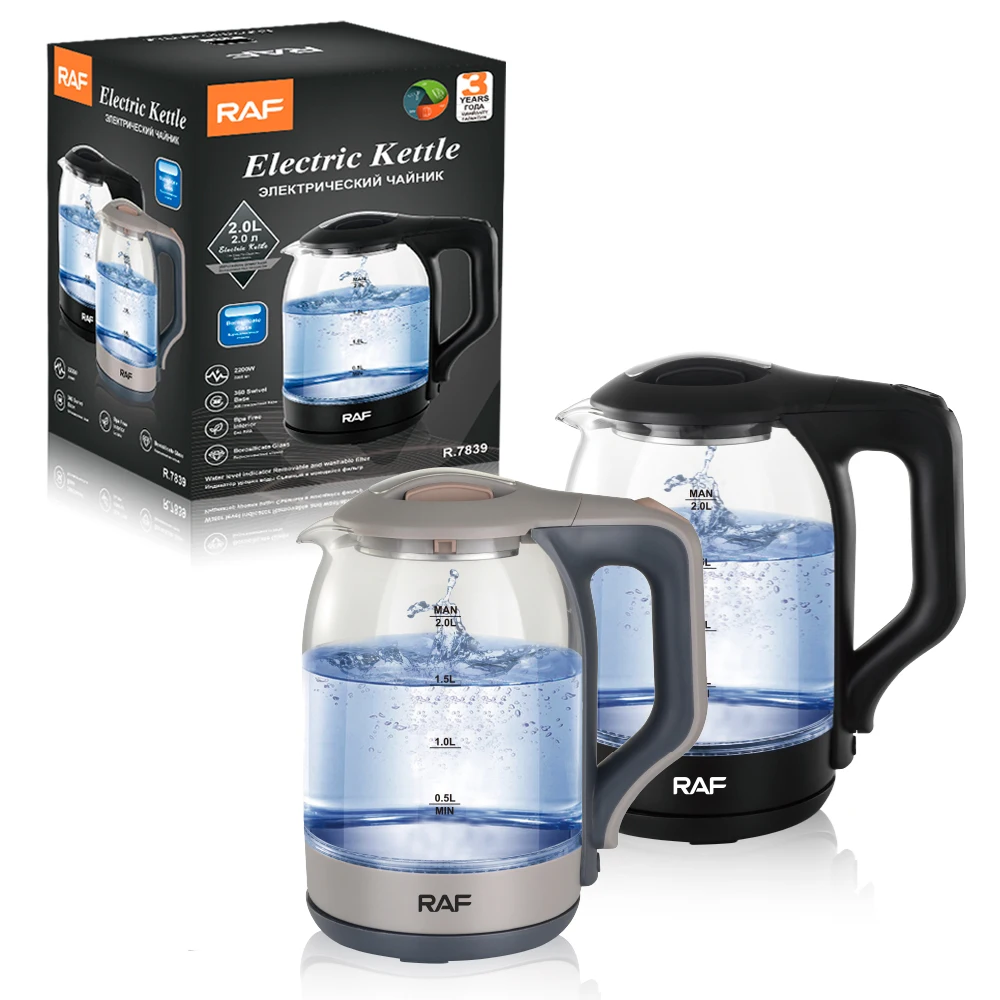 RAF High Quality Stainless Steel Electric Kettle Tea Water Bpa Free Interior Jug Thermos Kettle For Boiling Water