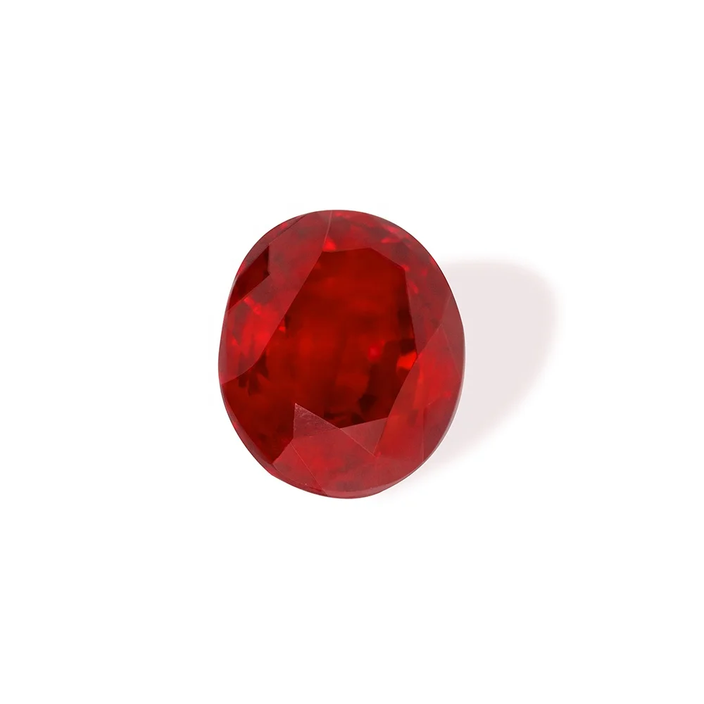 SuperGS Wholesale High Quality  Lab Grown Loose Gemstones Ruby Synthetic Lab Grown Gemstone For Gemstone Jewelry