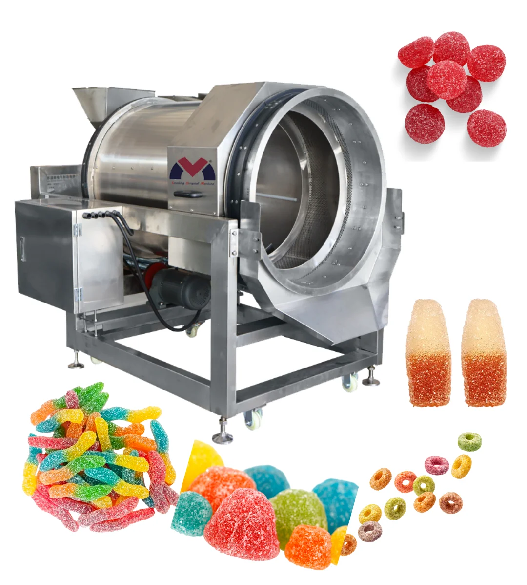 Small coating Candy Surface Oil Coating Machine gummy oil sugar coating machine /candy Surface polishing machine