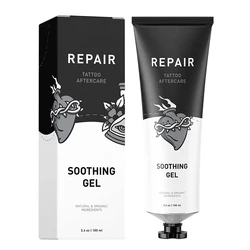 Частная этикетка ремонт уход за татуировкой крем масло для ремонта татуировки успокаивающий гель с экстрактом алоэ вера и увлажнитель