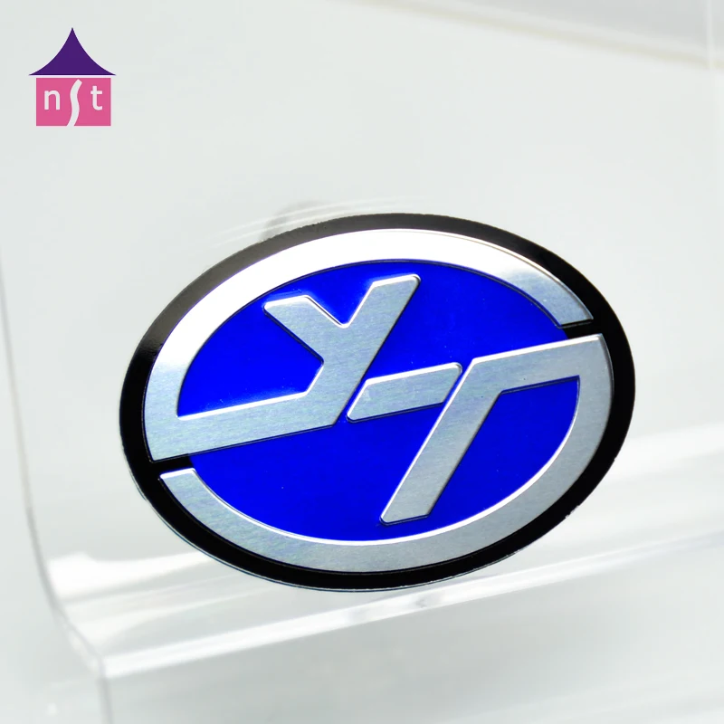 Custom printing anodized metal labels Permanent adhesive industrial logo nameplates Self-adhesive Aluminium stickers