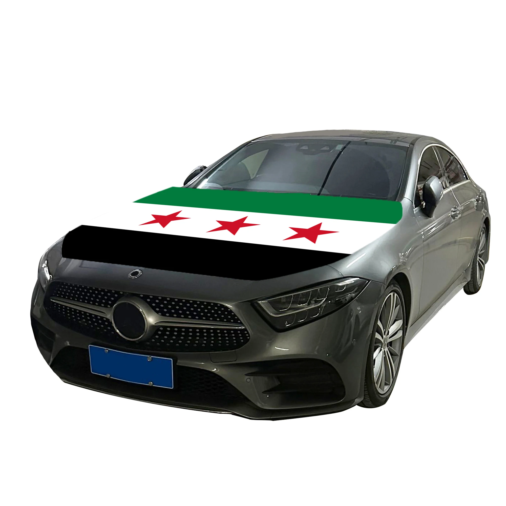 Новая Сирийская крышка капота автомобиля флаг автомобильный чехол для двигателя оптом на заказ износостойкая и прочная