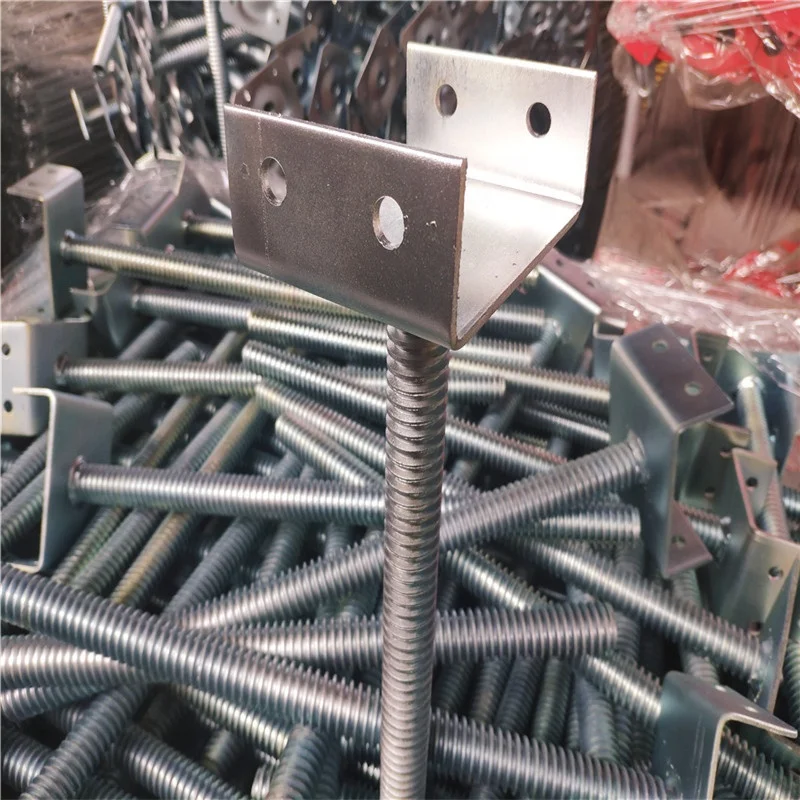 Scaffolding System Adjustable Steel Base Jack with Nut 32/36/38/40/42mm