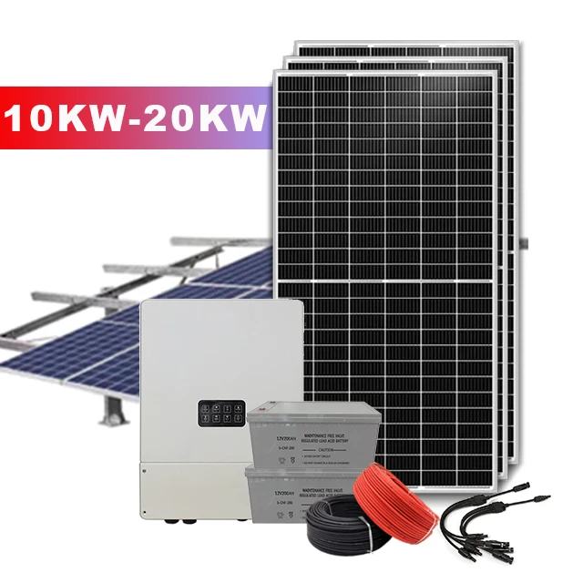 Сетчатый галстук 10KVA 15kw солнечная система 20KVA 50KVA 80KVA 100KVA солнечные панели генераторная