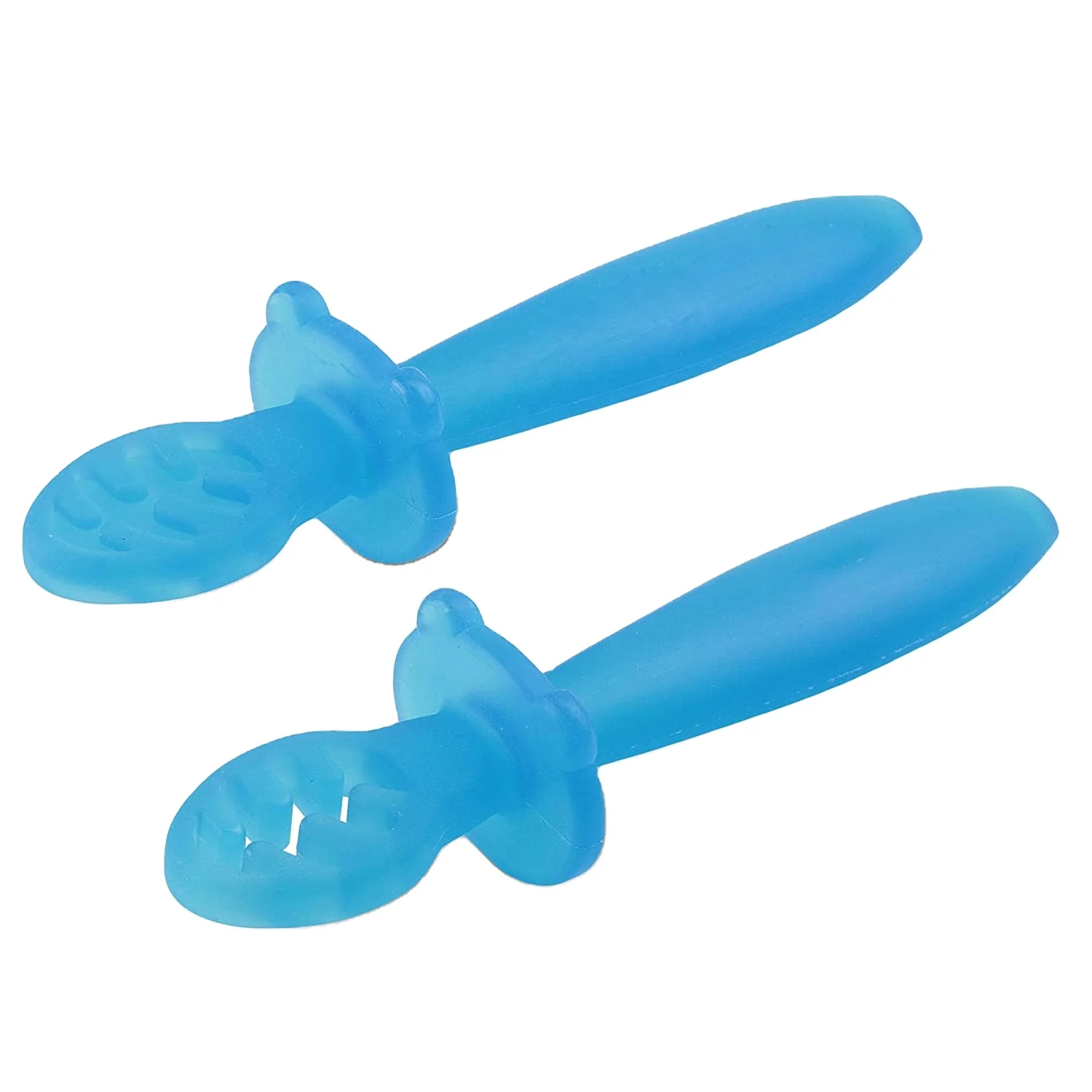 Маленькие щупы, детская ложка, набор мягкой силиконовой посуды без БФА для кормления, отлично подходит для прорезывания зубов и отлучения ребенка