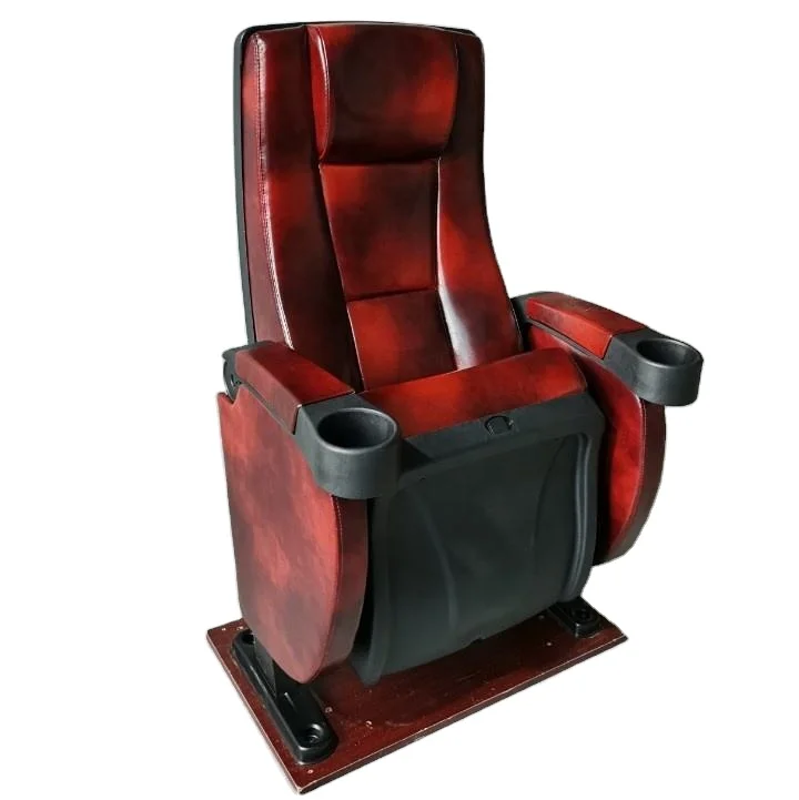 Commercial Plastic Theater Cinema Chair Cinema Seat with Cup Holder