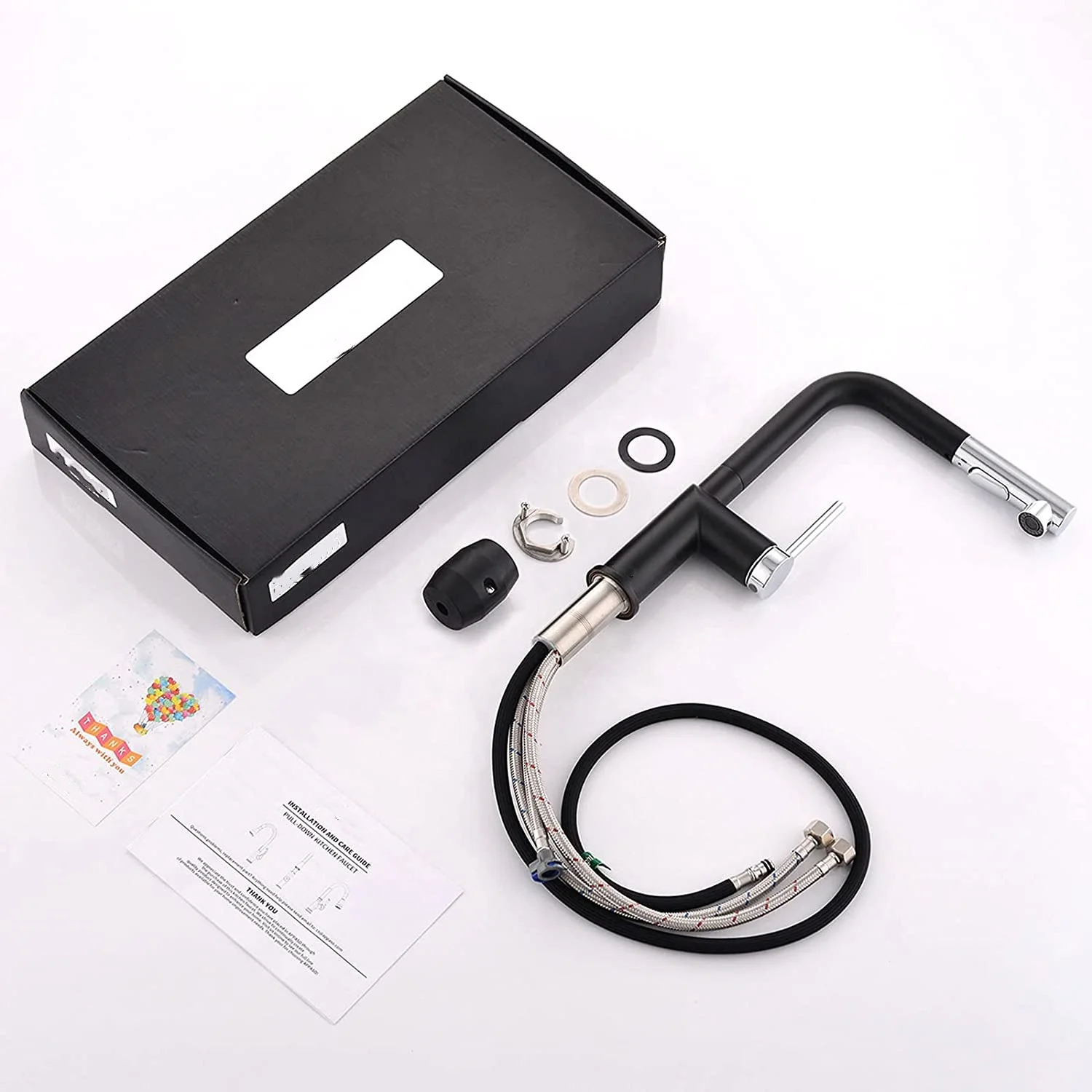 Kaiping Factory Popular Single Handle Water Tap 360 Degree Rotating Faucet Sprayer