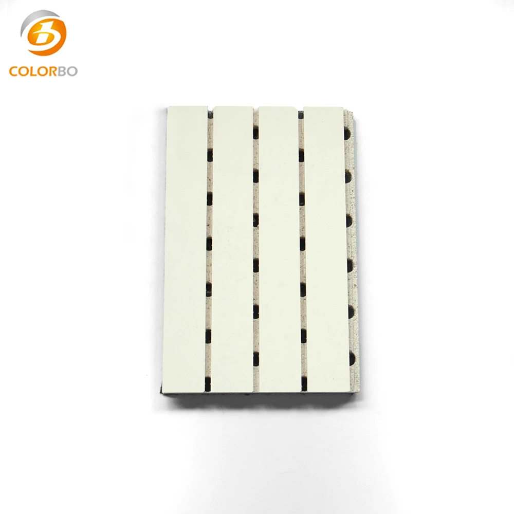 MDF Wall Decoration Board Grooved Acoustic Wood Wall Panel
