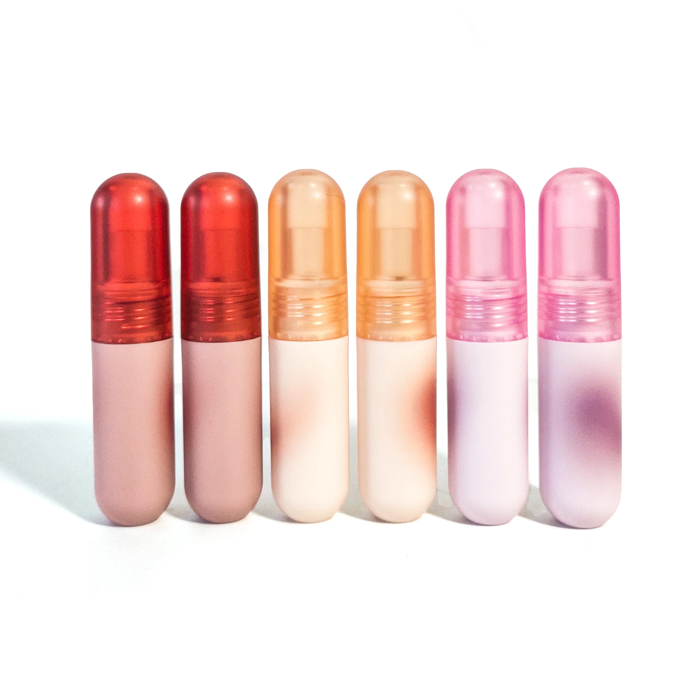 New Design Clear White Custom Lip Gloss Tubes Wholesale Round Lipgloss Tubes Lip Balm Container
