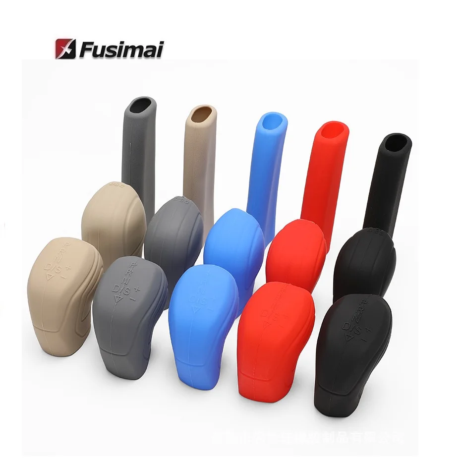 Universal Anti-Skid And Wear-Resistant Manual And Automatic Gear Handle Sleeve Silicone Automobile Gear Cover