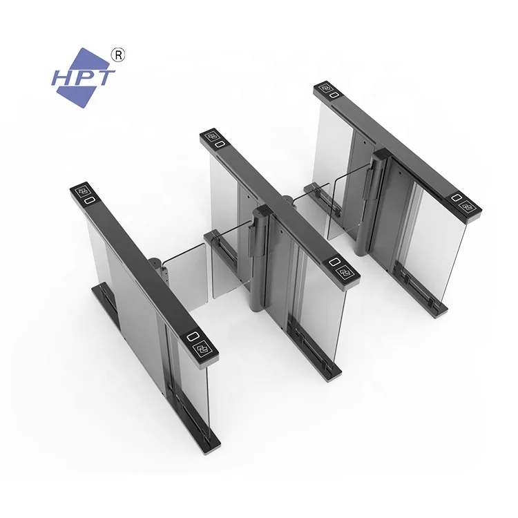 Speed Gate Turnstile Barrier Gate with Facial Recognition and NFC Access Turnstile for Gyms and Hotels