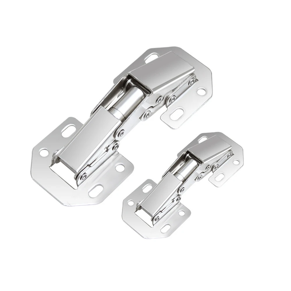 Surface Mounted Bridge Hinge No-hole Cabinet Door Hinge Free Punching Cabinet Hinge