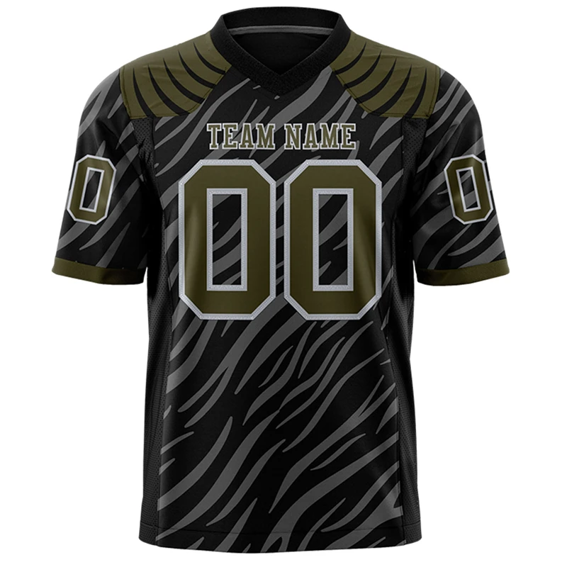 Wholesale Top Quality Embroidered American Football Wear Personalized Rugby Tracksuit Uniform for All Team