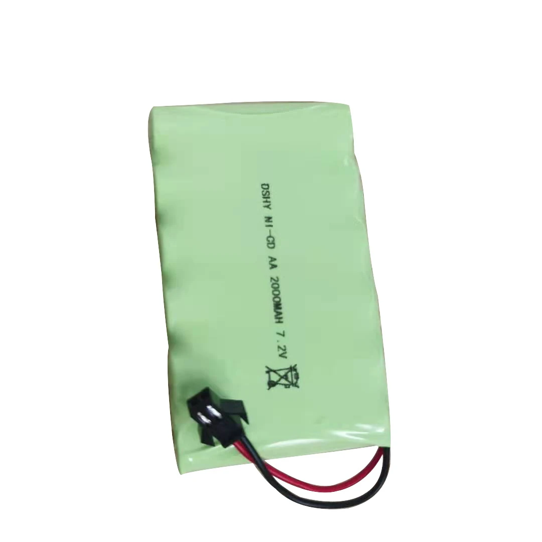 Factory wholesale High Quality Customized battery Pack   NI-CD Battery  AA 7.2V