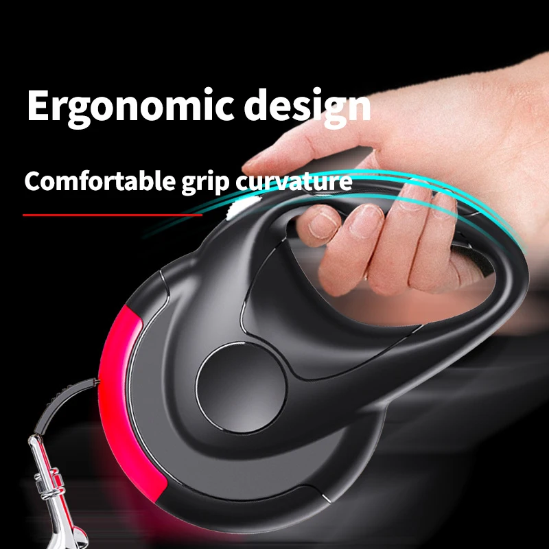 Wholesale Pet Automatic Retract Leash Outdoor Large Dog Explosion-proof Punch Portable Walking Rope Dog Leash