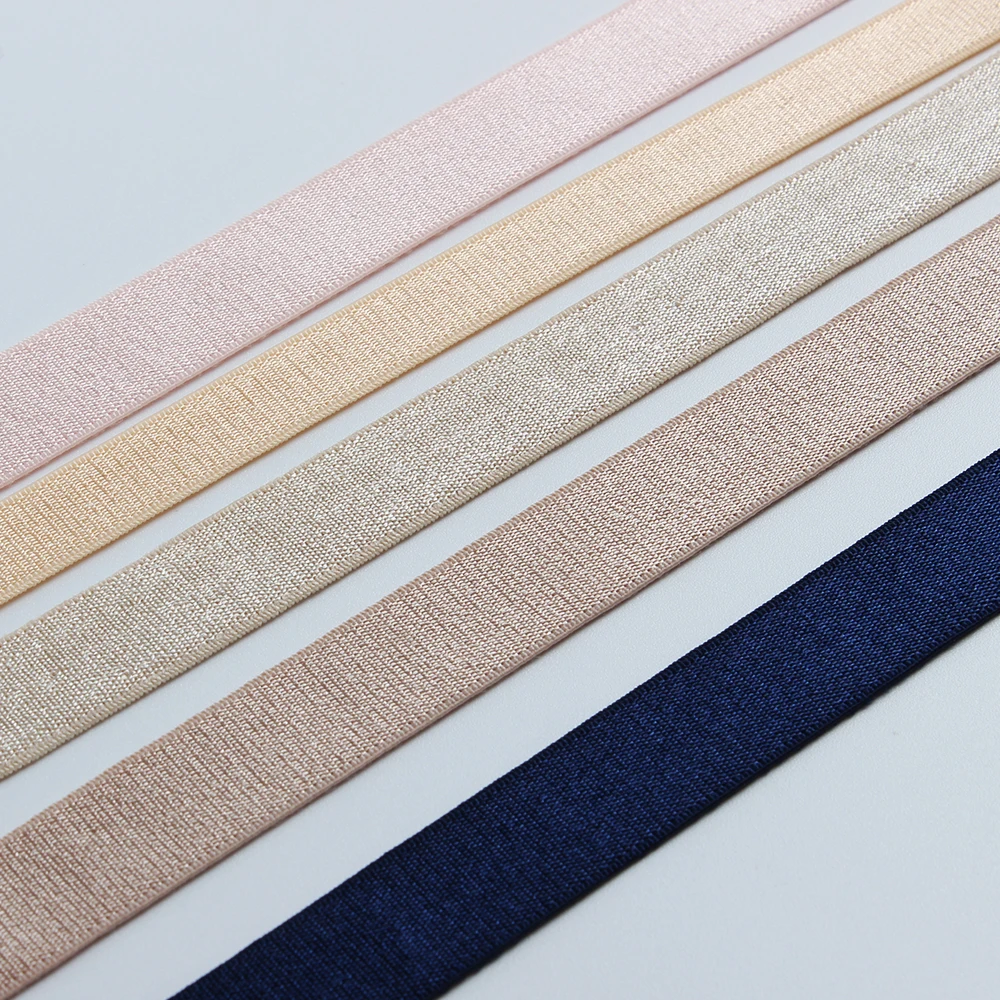 China Design Wholesale Shining Elastic Bra Strap Smooth Shoulder Tape Shiny Edge