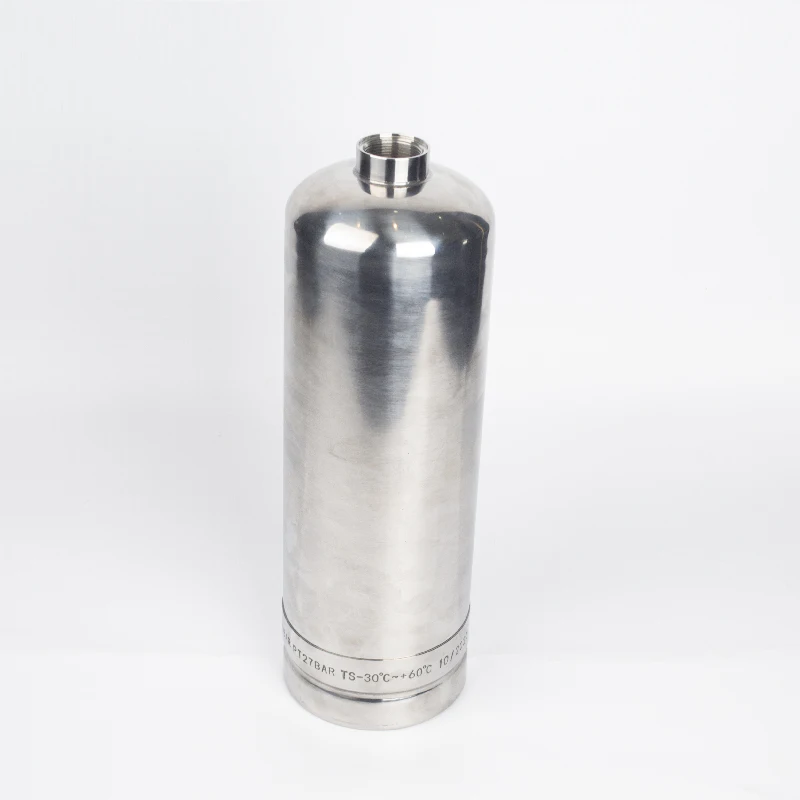 factory wholesale 1.3L~15.2L Stainless Steel Fire Extinguisher Cylinder CE standard empty fire extinguisher cylinder